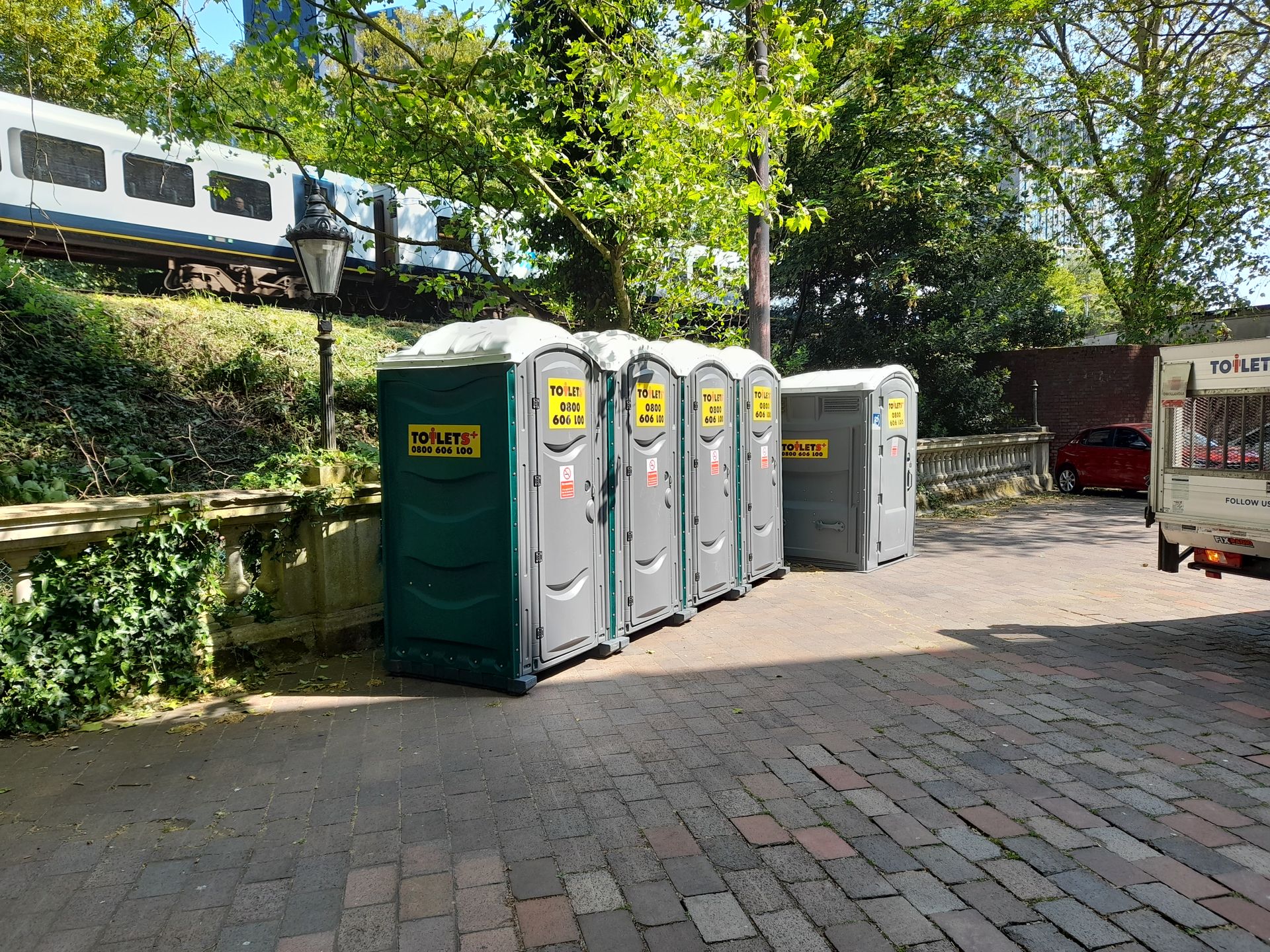 long term portable toilet hire